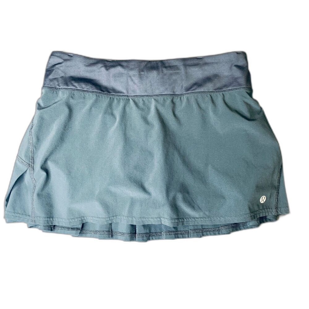 Lululemon Black Run Speed Skort Size 4 Running Tennis Pickleball Net Ball